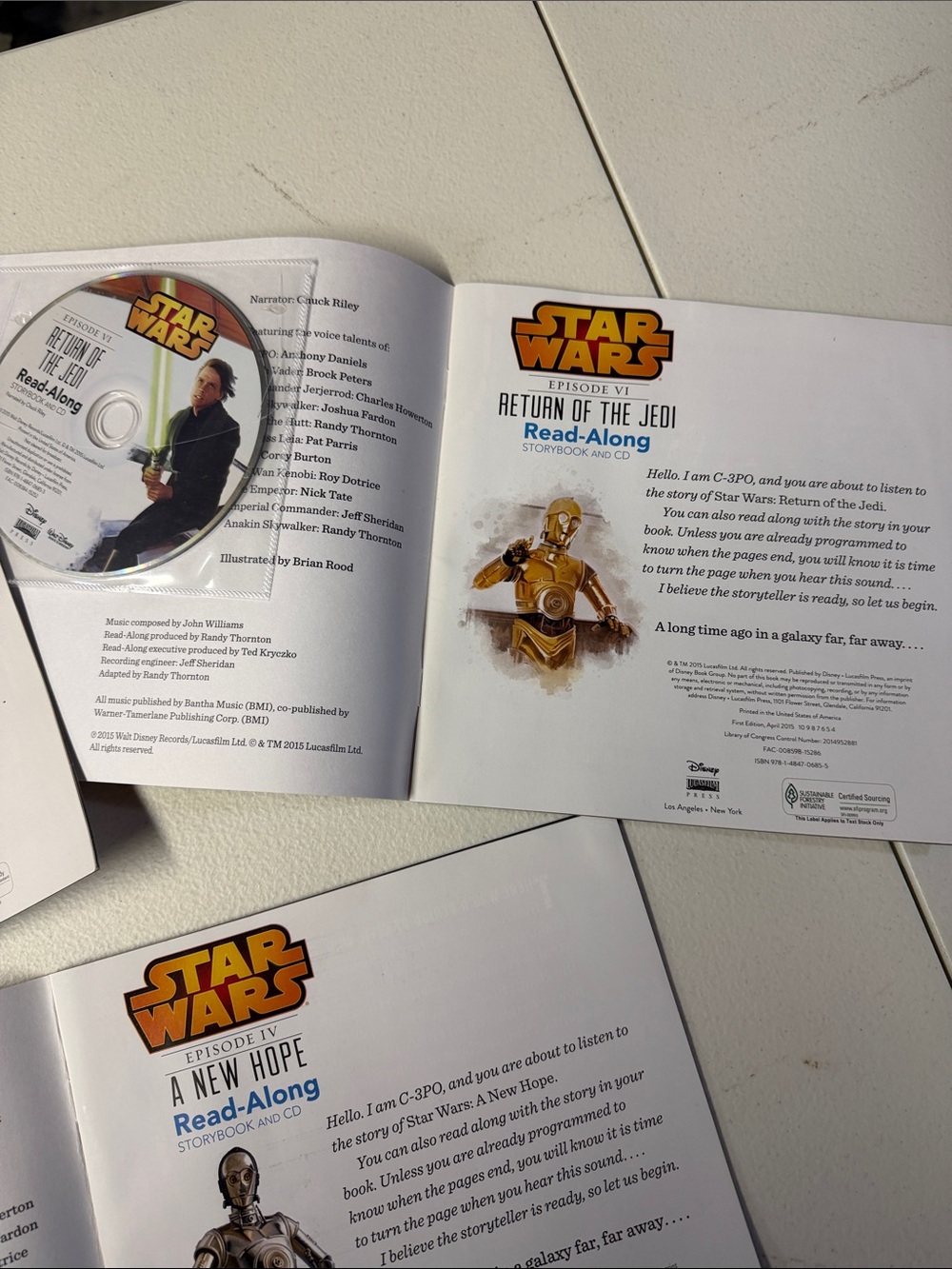 Star Wars Read-Along Storybooks with CDs volume 4/5/6 - Picture 3 of 5